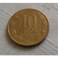 10 песо 1998 г. Чили