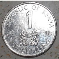 Кения 1 шиллинг, 2005 (9-10-6)