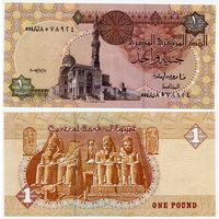 Египет. 1 фунт (образца 11.11.2007 года, P50m, UNC)