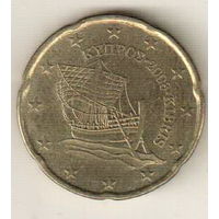 Кипр 20 евроцент 2008
