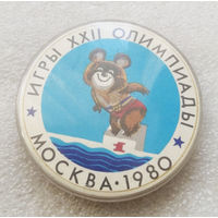 Плавание. Олимпиада Москва 1980. Олимпийский Мишка. Спорт #0294-SP7