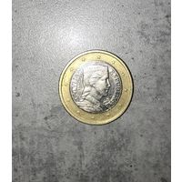 Латвия 1 евро 2014 г. Милда в коллекцию