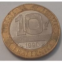 Франция 10 франков, 1990 (3-11-160)