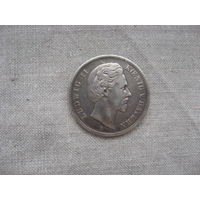 Германская империя. Бавария. 5 марок серебро 1876 год Людвиг II