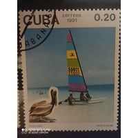Куба 1991, туризм, яхта