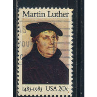 США 1983 500 летие Мартина Лютера #1669