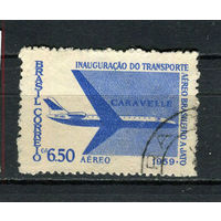 Бразилия - 1959 - Авиация - [Mi. 969] - полная серия - 1 марка. Гашеная.  (Лот 54CB)