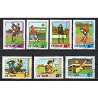 Чемпионат по футболу Вьетнам 1985 год серия из 7 марок