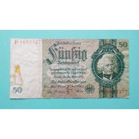 Банкнота 50 марок  Германия 1933 г.
