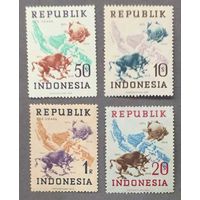 Индонезия 1949 год. 75 лет ВПС. Быки