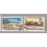 Архитектура Флаг 20-я годовщина Независимости Маврикий 1988 год  лот 16