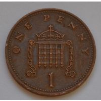 Великобритания 1  пенни, 1990 г.