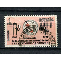Испания - 1965 - Международный союз электросвязи - [Mi. 1551] - полная серия - 1 марка. Гашеная.