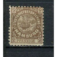Германия - Гамбург (Hammonia) - Местные марки - 1889 - Корабль 2Pf - [Mi.41A] - 1 марка. Чистая без клея.  (Лот 85Df)