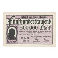 Германия Бохум 500 000 марок 1923года. Состояние aUNC+!