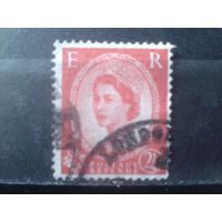 Англия 1958 Королева Елизавета 2  2,5 пенса