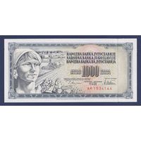 Югославия, 1000 динар 1978 г. P-92a, UNC