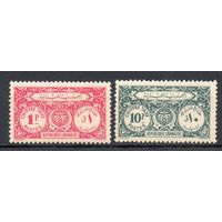 Доплатные марки Орнамент Ливан 1950 год 2 марки