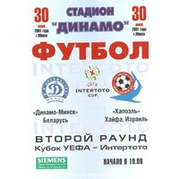 2001 Динамо (Минск) - Хапоэль (Хайфа, Израиль)