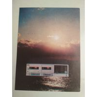 Карманный календарик . Магнитофон . 1988 год