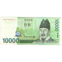 Южная Корея 10000 вон 2007  год   Серия  АН
