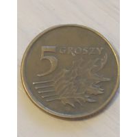 Польша 5 грошей 1998г.