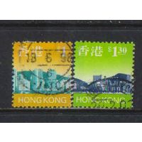 GB Колонии Гонконг Китай 1997 EII Небоскрёбы Стандарт #792,794