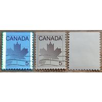 Канада 1982 Кленовый лист. Mi-CA 819Do.  5С. Без перфорации сверху