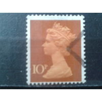 Англия 1971 Королева Елизавета 2  10 пенсов