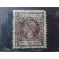 Куба 1898 Король Альфонс 13 3 с