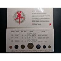 Сингапур набор монет 1991