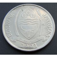 Ботсвана. 10 тхебе 1991 год КМ#5а "Южно-африканский сернобык"
