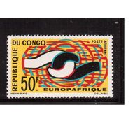 Конго-1965,(Мих.63)  **  ,  Европа-Африка