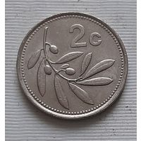 2 цента 1993 г. Мальта