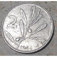 Италия 2 лиры, 1954 (14-11-46(в))