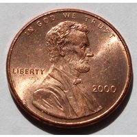 США, 1 цент 2000 г.