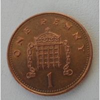 1 пенни Великобритания 2001 г.в.