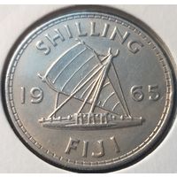 Фиджи 1 шиллинг, 1965      ( холдер )