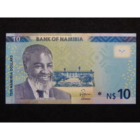 Намибия 10 долларов 2015г UNC