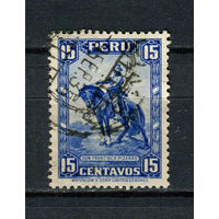 Перу - 1934 - Франсиско Писарро 15С - [Mi.290] - 1 марка. Гашеная.  (Лот 55BZ)