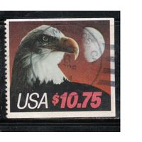 США-1985, (Мих.1750 D),  гаш., Фауна, Орел, Луна(одиночка)