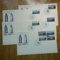 Канада маяки 1984 КПД 5 конвертов
