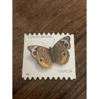 США 2006. Бабочки. Common Buckeye. Марка из серии