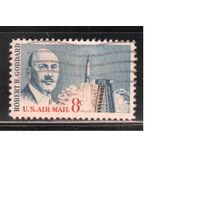 США-1964, (Мих.866) , гаш. , Личности,Ракета(одиночка)