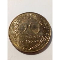 20 сантим Франция 1995