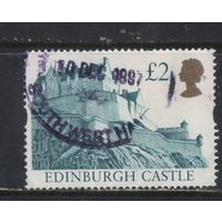 Великобритания 1992 ЕII Замки Эдинбург Шотландия Стандарт #1398III