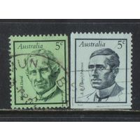 Австралия 1968 Знаменитые австралийцы Э.Дэвид Э.Патерсон Стандарт #411,413