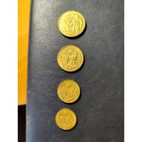 Копии пробных монет 50 лет октября. Комплект