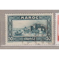 Флот Лодки Французские колонии Архитектура Марокко 1933 год  лот 15