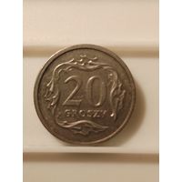 20 грошей 1992 г. Польша